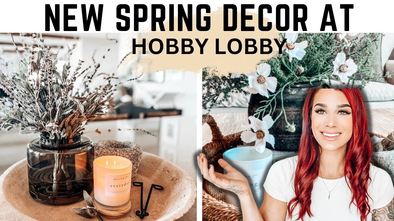 ** NEW SPRING HOBBY LOBBY DECOR || SPRING SHOP || EVERYDAY DECOR & FAUX STEMS || 2023
