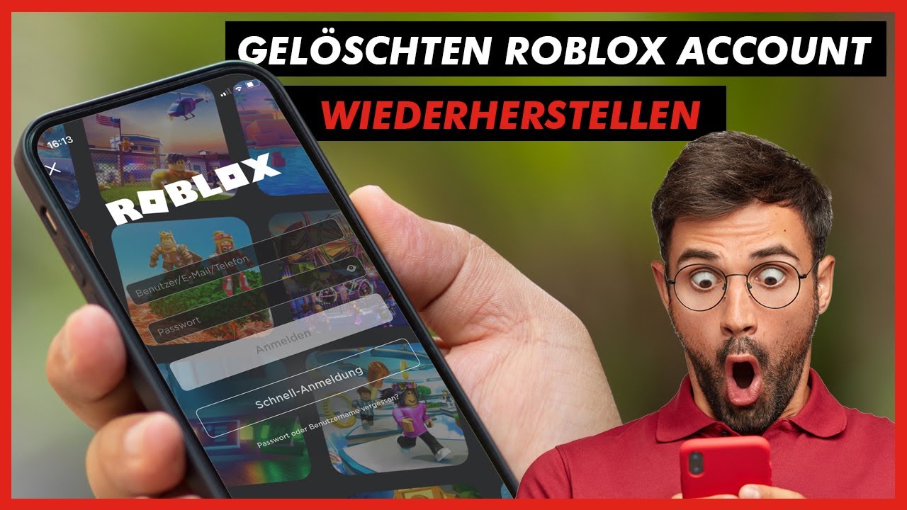 Gelöschten Roblox Account wiederherstellen ohne Passwort und Email ✅