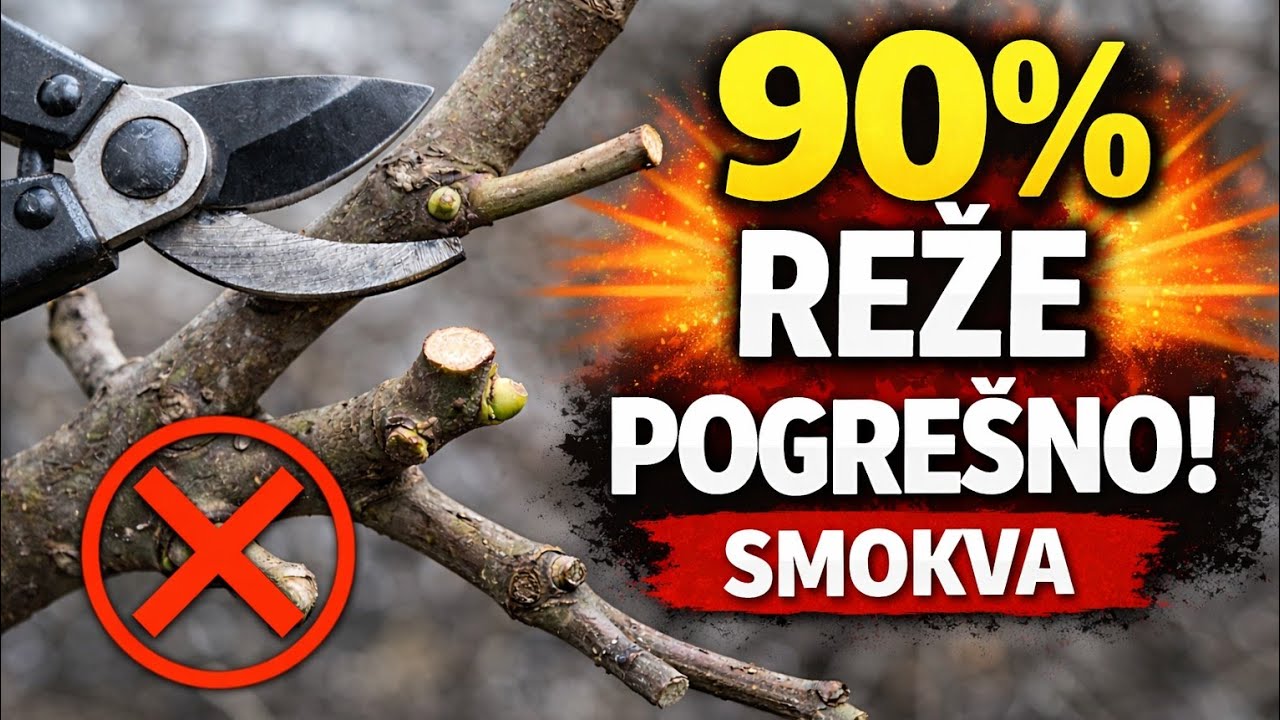3 najveće greške kod rezidbe smokve koje SVI prave