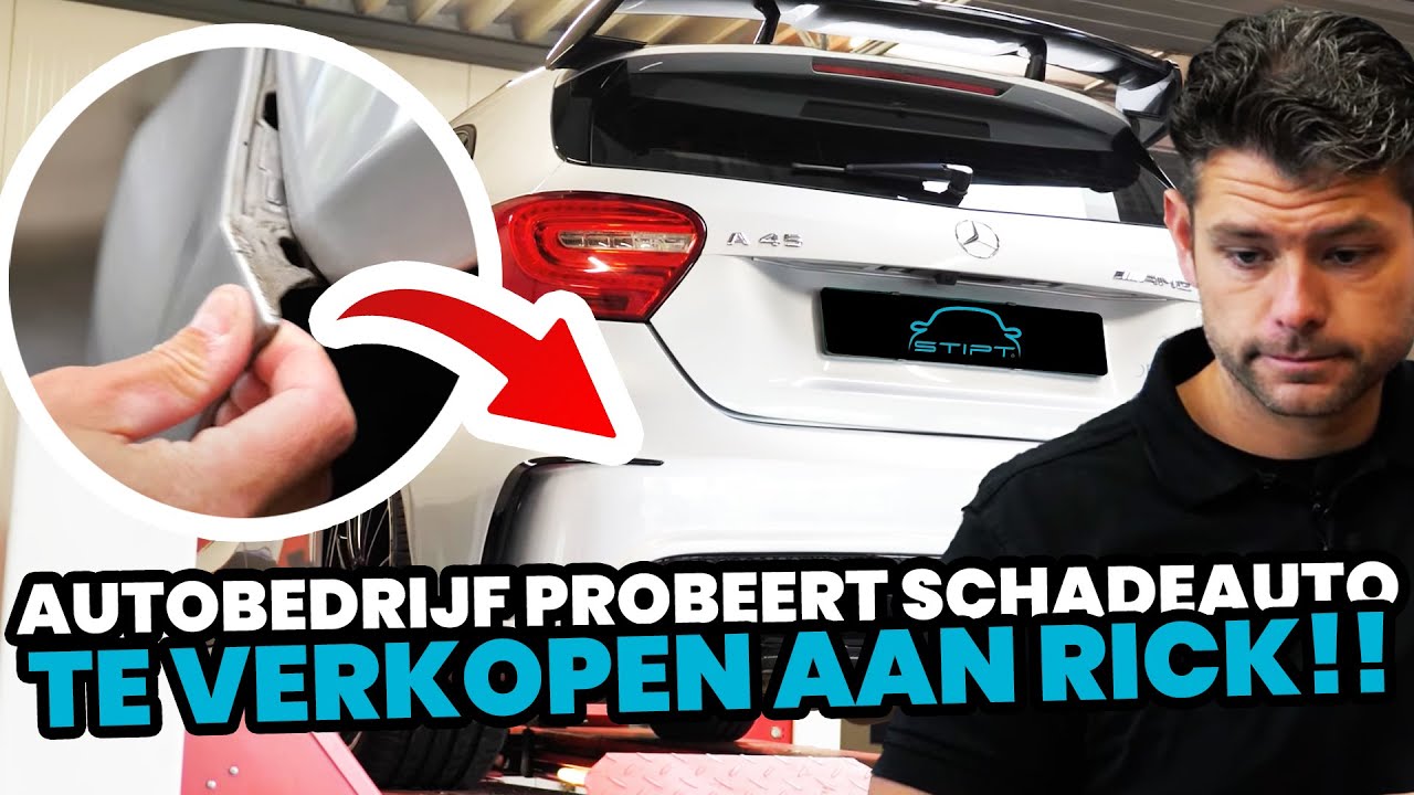 Autobedrijf probeert schadeauto te verkopen aan Rick!!