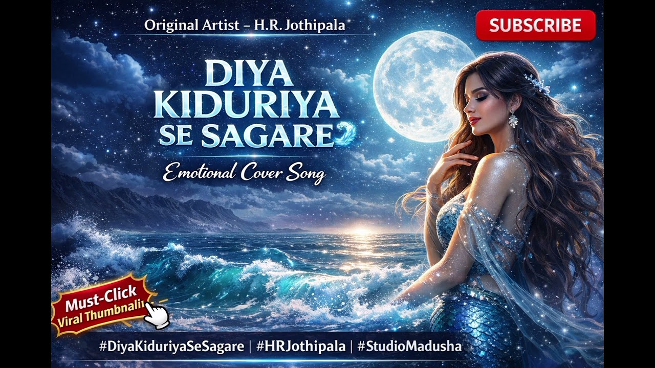 Diya Kiduriya Se Sagare 🌊 | Emotional Sinhala Cover | HR Jothipala | Studio Madusha
