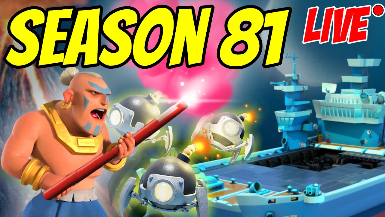 How to Start Season 81! - Boom Beach Warships