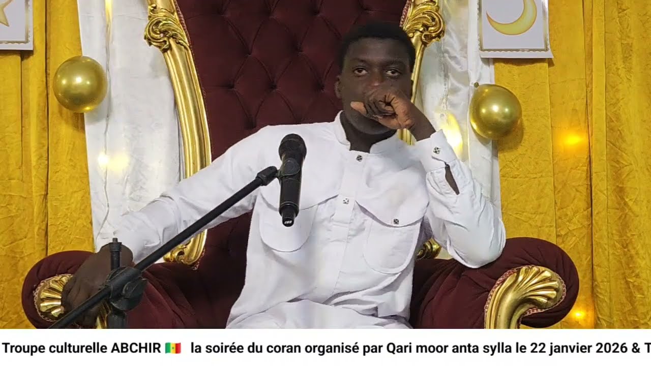 Soirée du coran organisé par Qari moor anta sylla le 22 janvier 2026  en direct sur boki production 