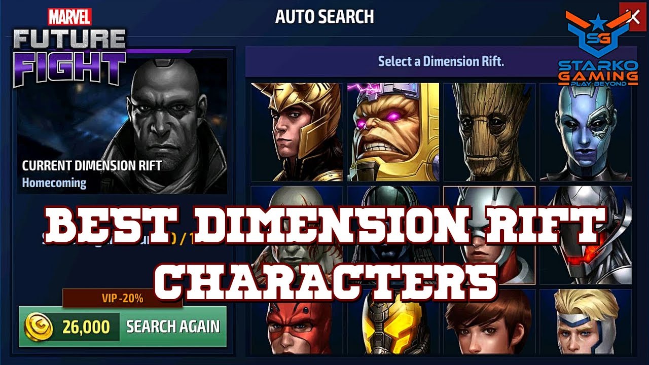 BEST DIMENSION RIFT CHARACTERS!!!