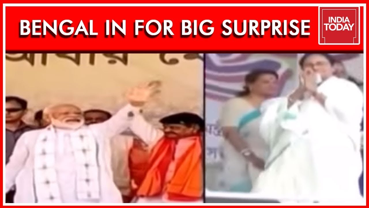 Neck To Neck Contest For BJP And TMC In West Bengal, Modi Shah Duo Trumps Didi