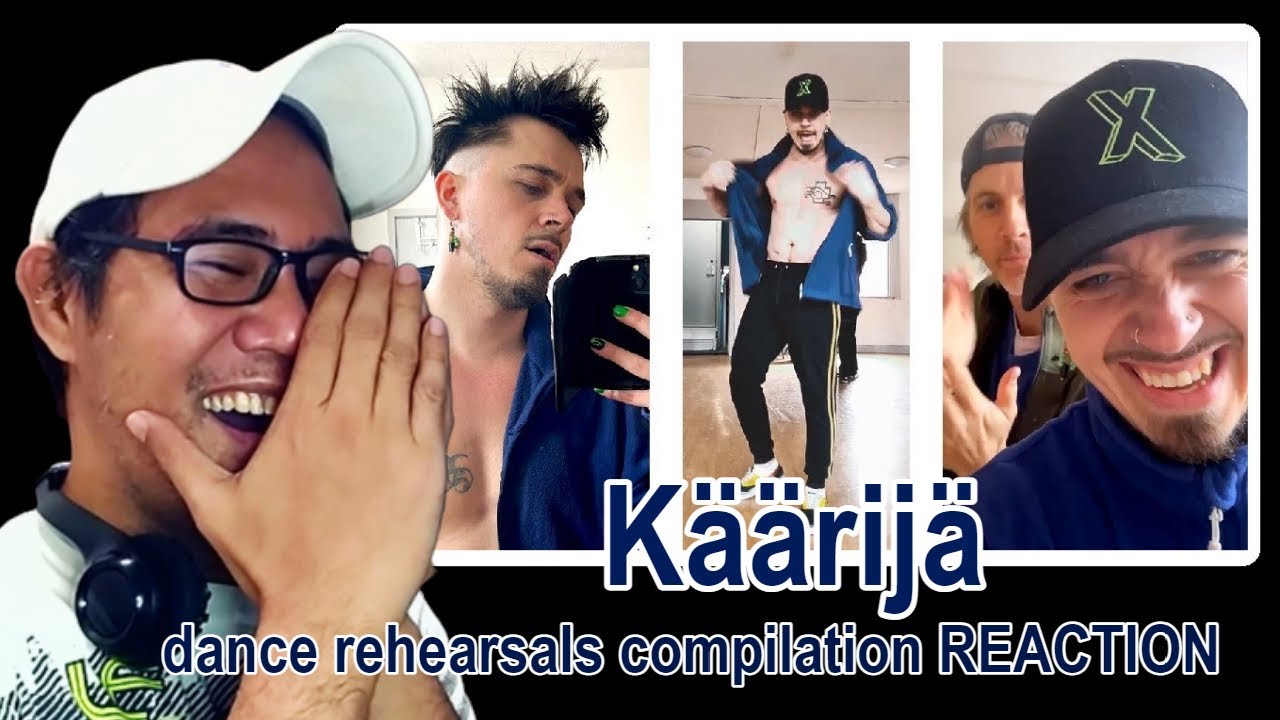 Käärijä dance rehearsals compilation REACTION