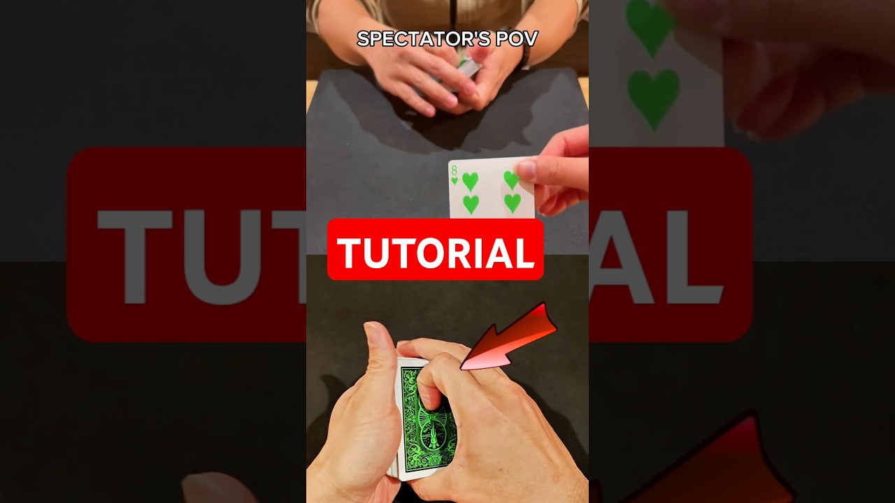 EASY card trick tutorial! 🤯