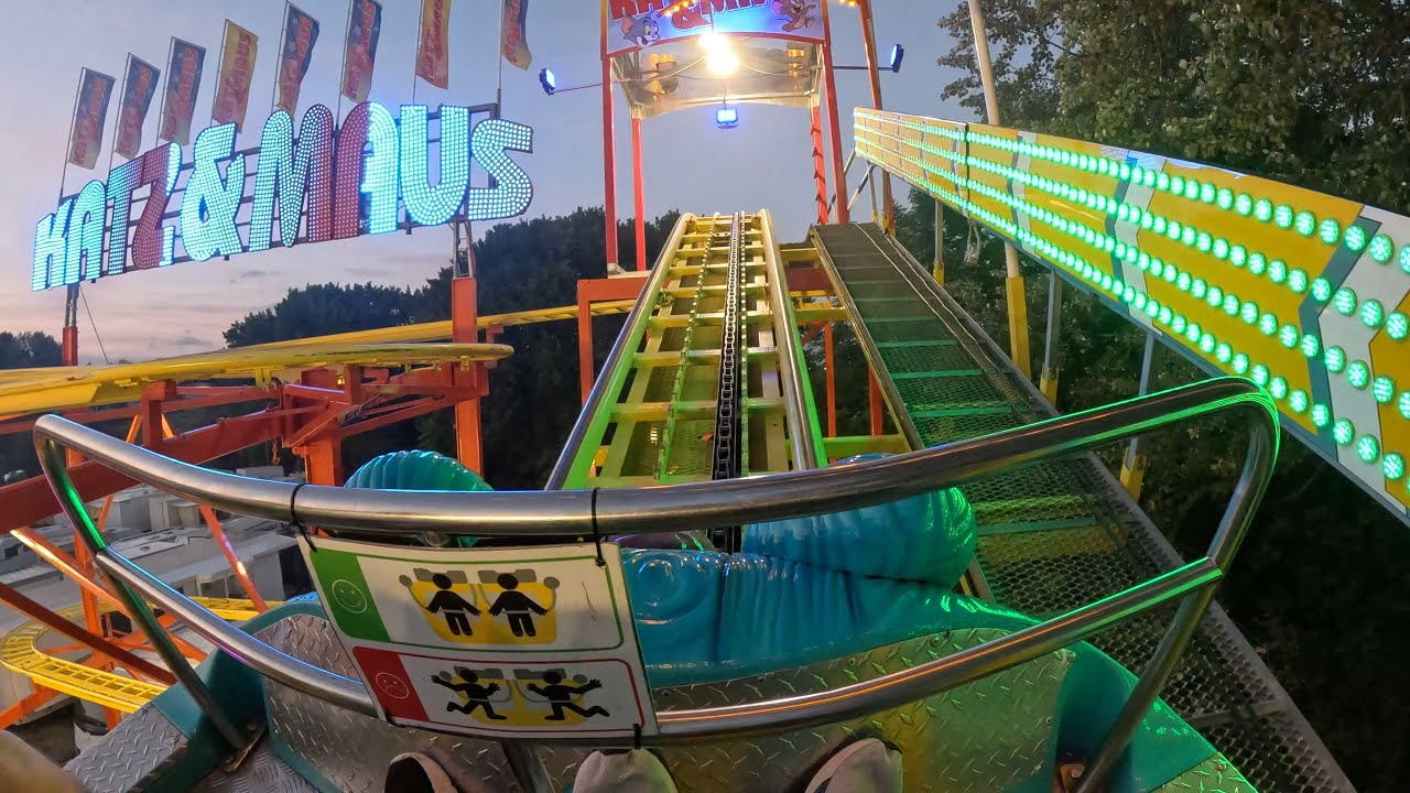 Katz & Maus Achterbahn (Ahrend) - Onride - Sch&uuml;tzen- und Volksfest Wolfsburg 2025