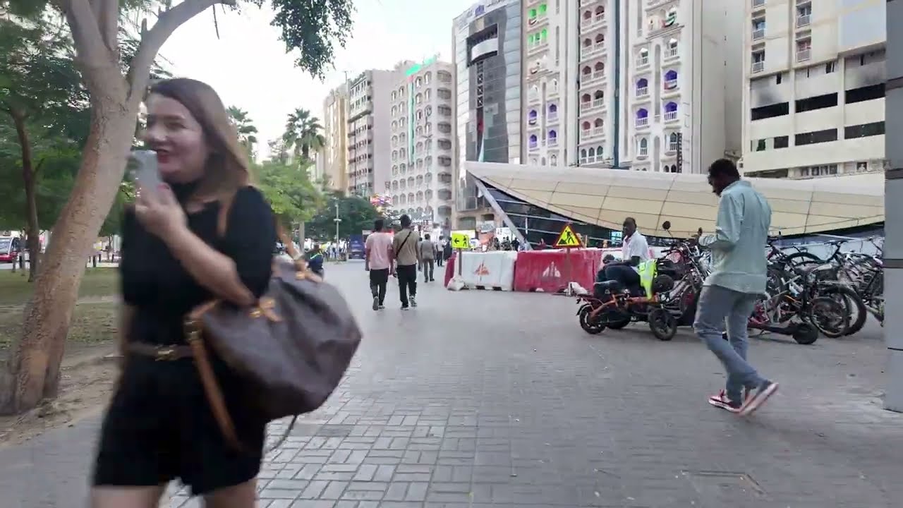 Baniyas Square Dubai Walk | Deira Old Dubai Street Life | Local Market Vibes | 4K | MOVEFPV