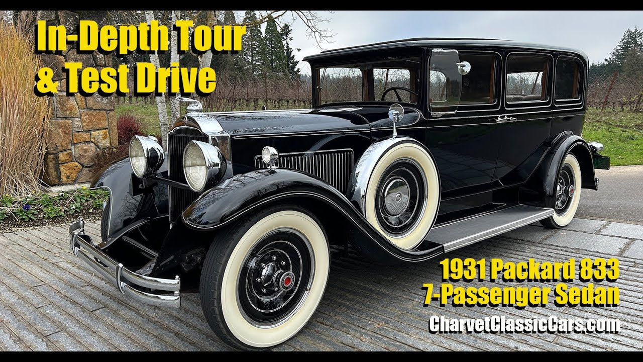 1931 Packard 833 7 Passenger Sedan - Charvet Classic Cars