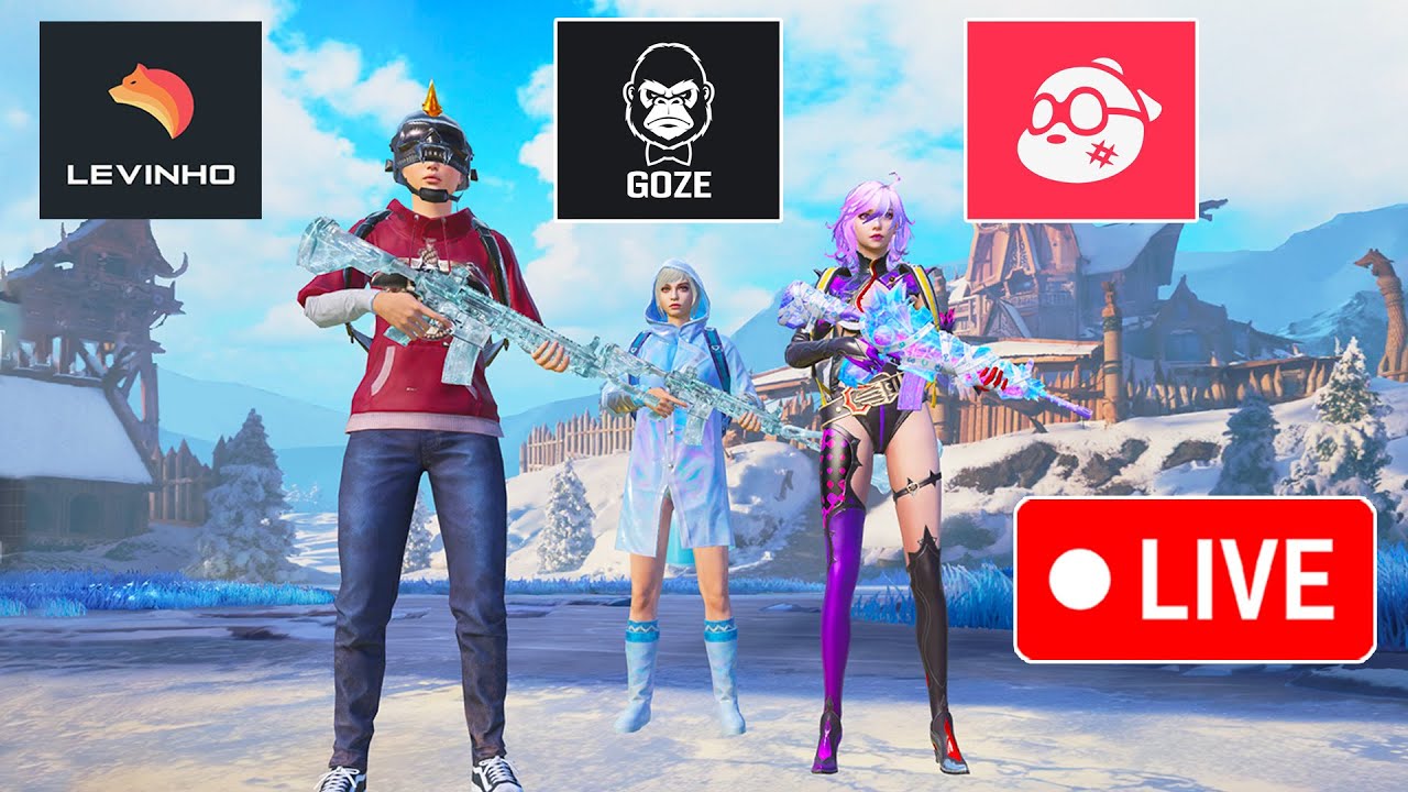 🔴 Levinho NEW UPDATE With @Sevou @realgoze  PUBG MOBILE🔴