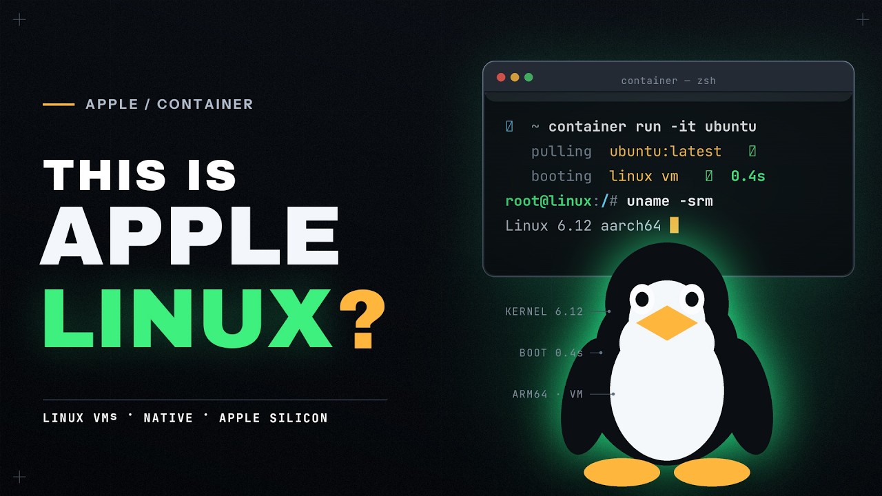 Linux&hellip; от APPLE?! Новый инструмент для контейнеров на MAC