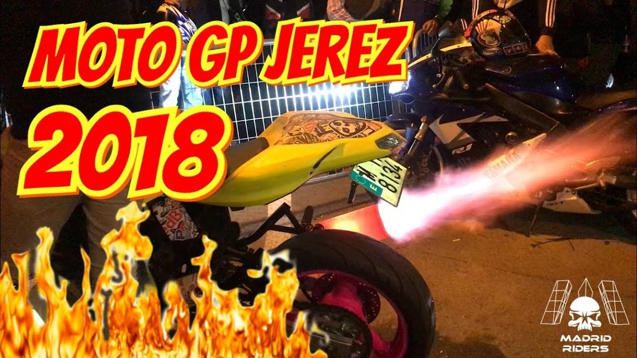 Motos al Corte , llamaradas MOTO GP JEREZ 2018