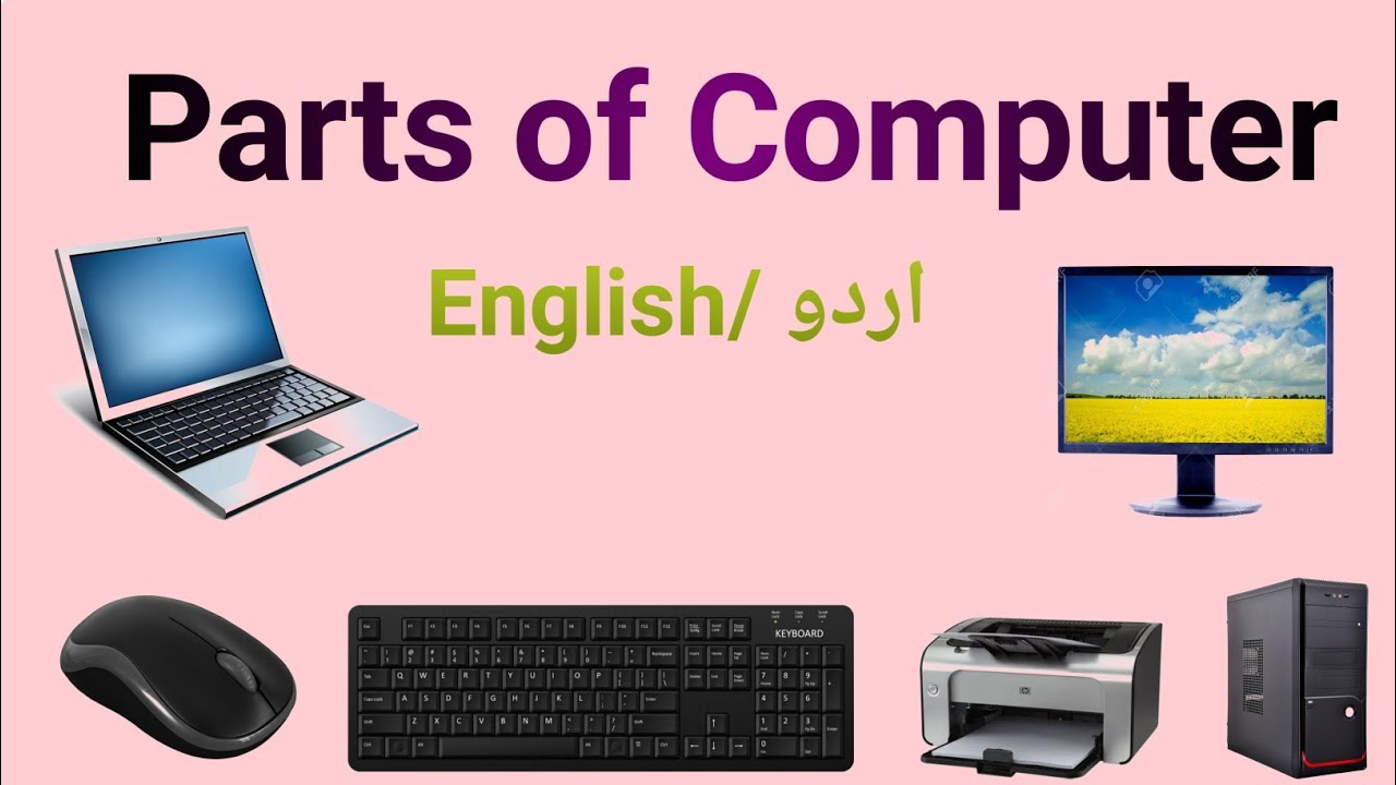 Parts of computer.Computer parts.Basic parts of computer.Computer.
