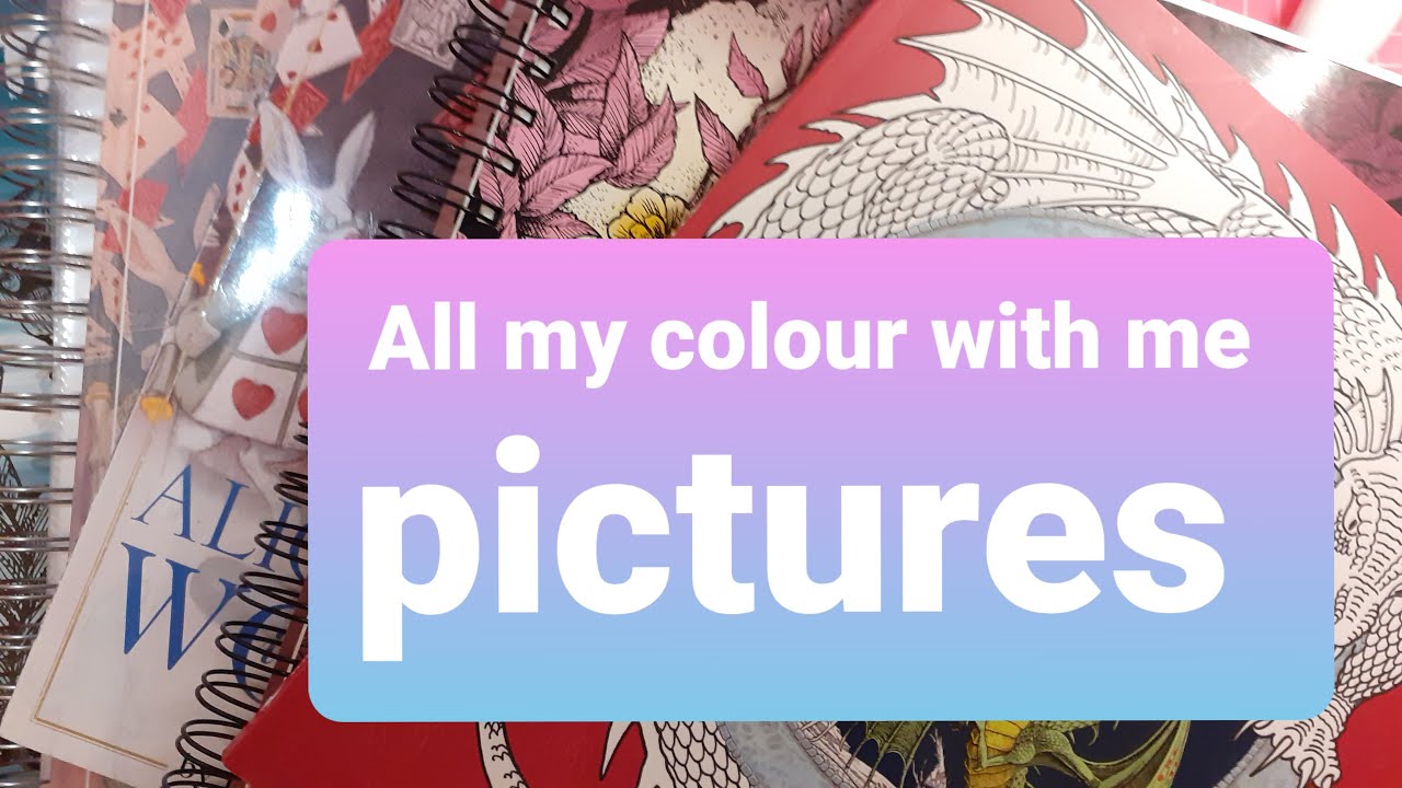 A year & a half of Youtube! Let's look at all the 'Colour with me' pictures we have done together. 💖