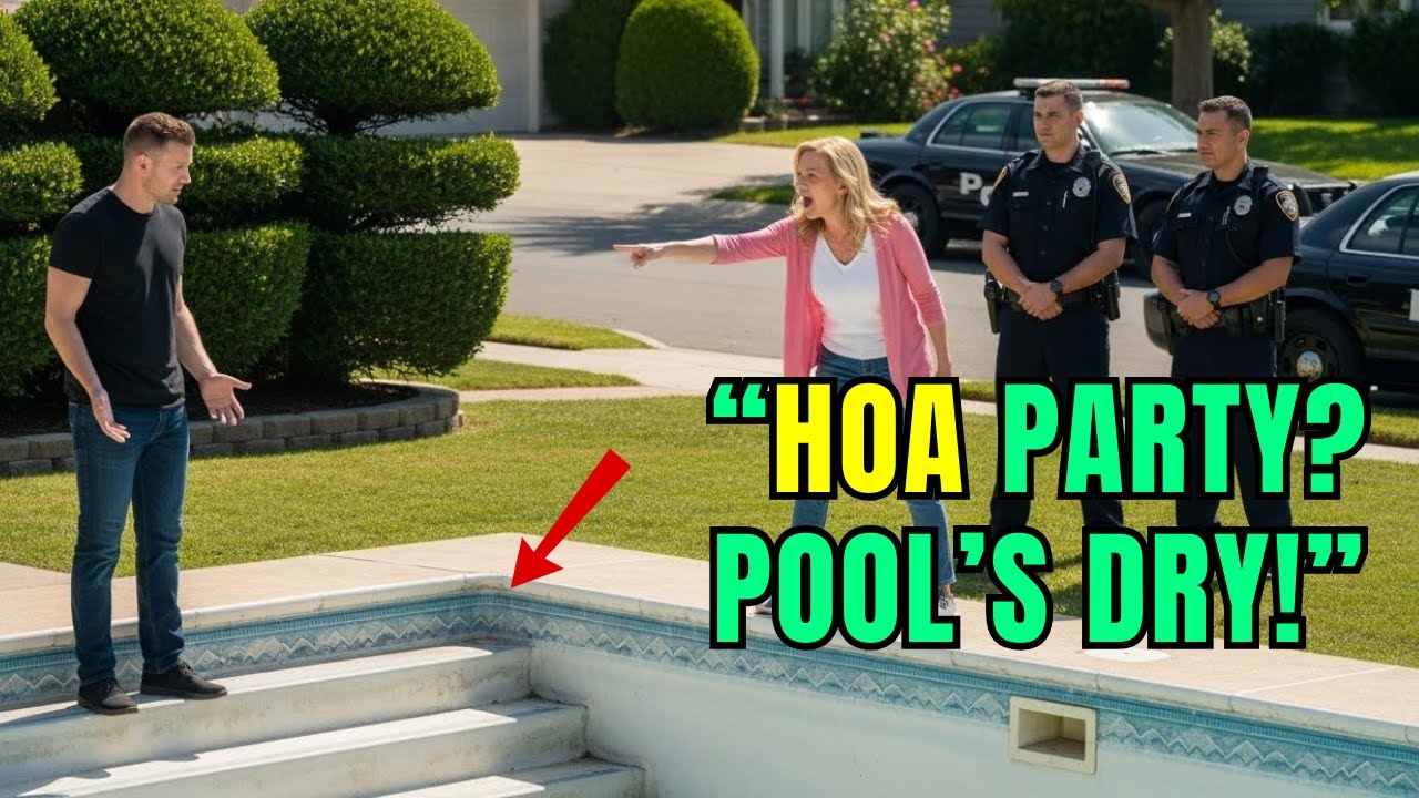 HOA Karen Wanted My Pool for Her Party — I Drained It and She Ended Up Calling the Cops!