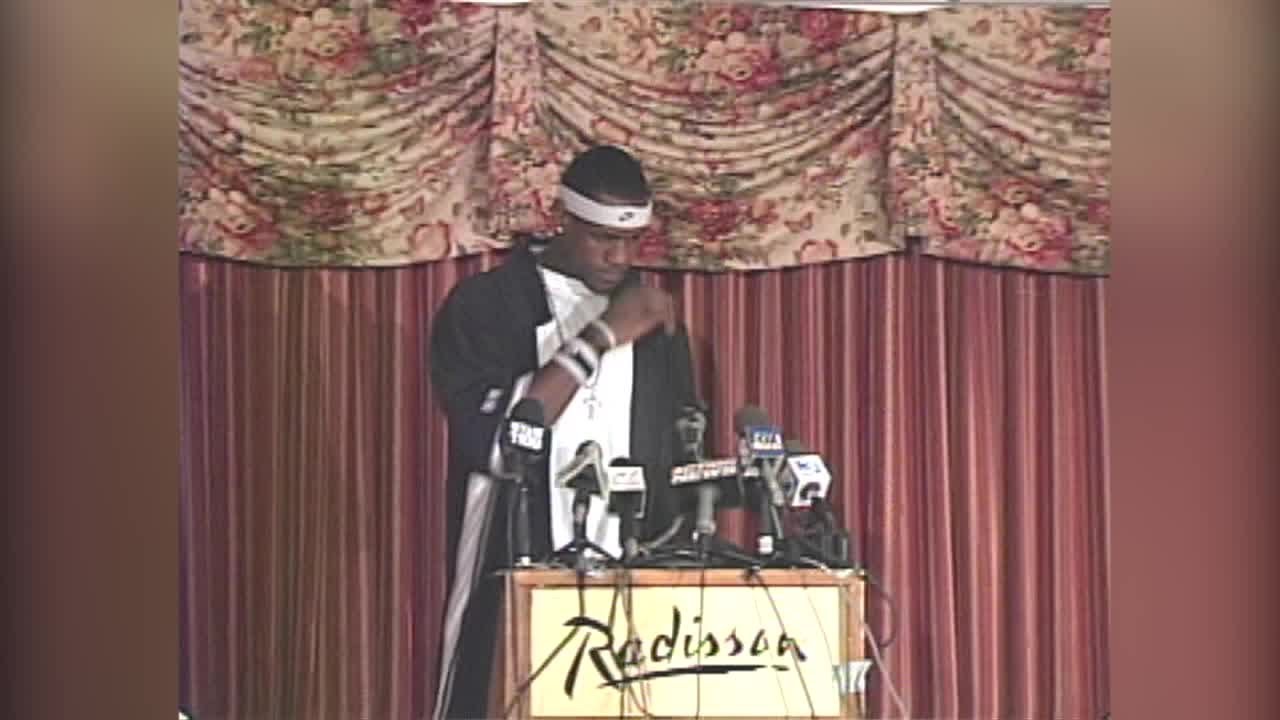 LeBron James first interview high school