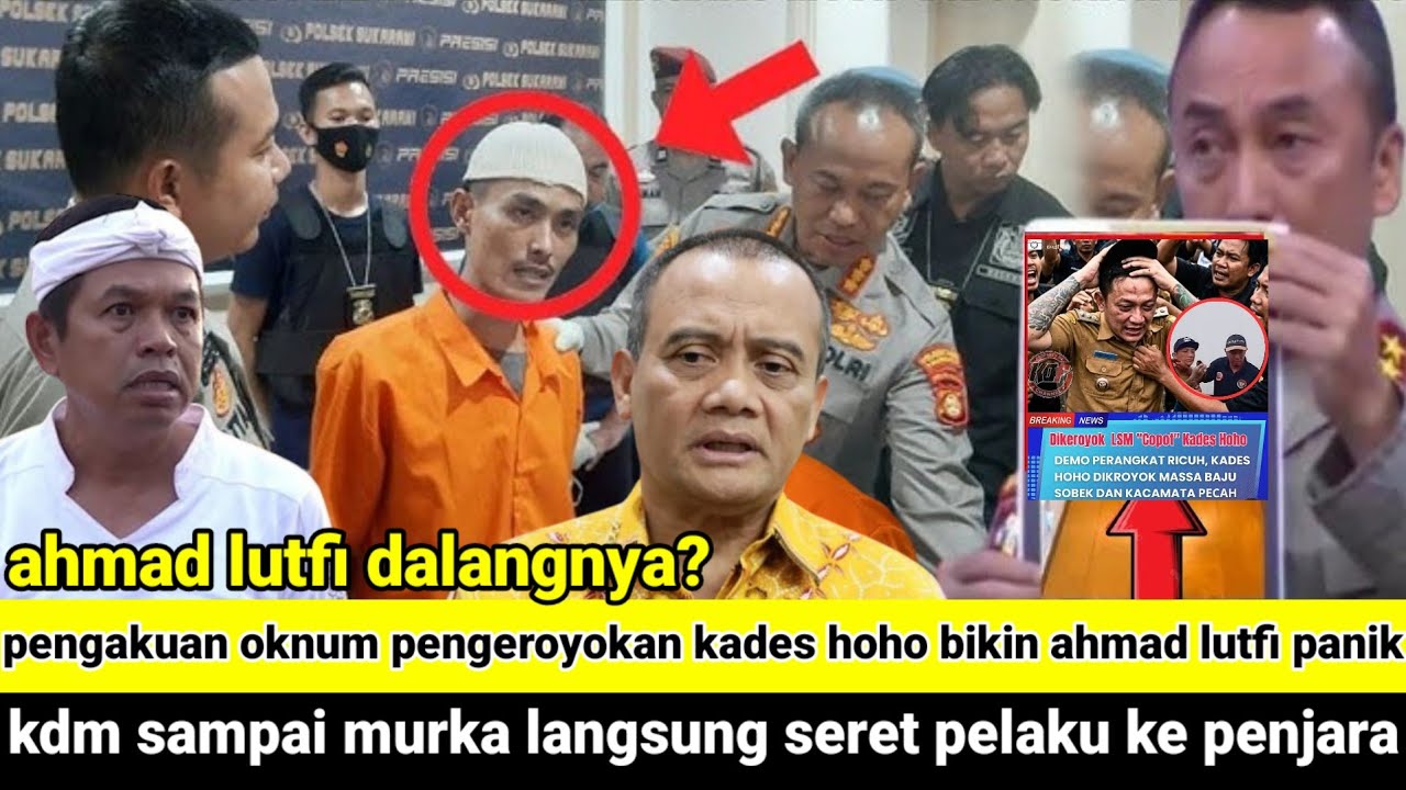 KDM Murka.! Pengakuan Oknum Peng3r*yokan Kades Hoho Bikin Ahmad Lutfi Dipenjara, Mengaku Disuruh AL?