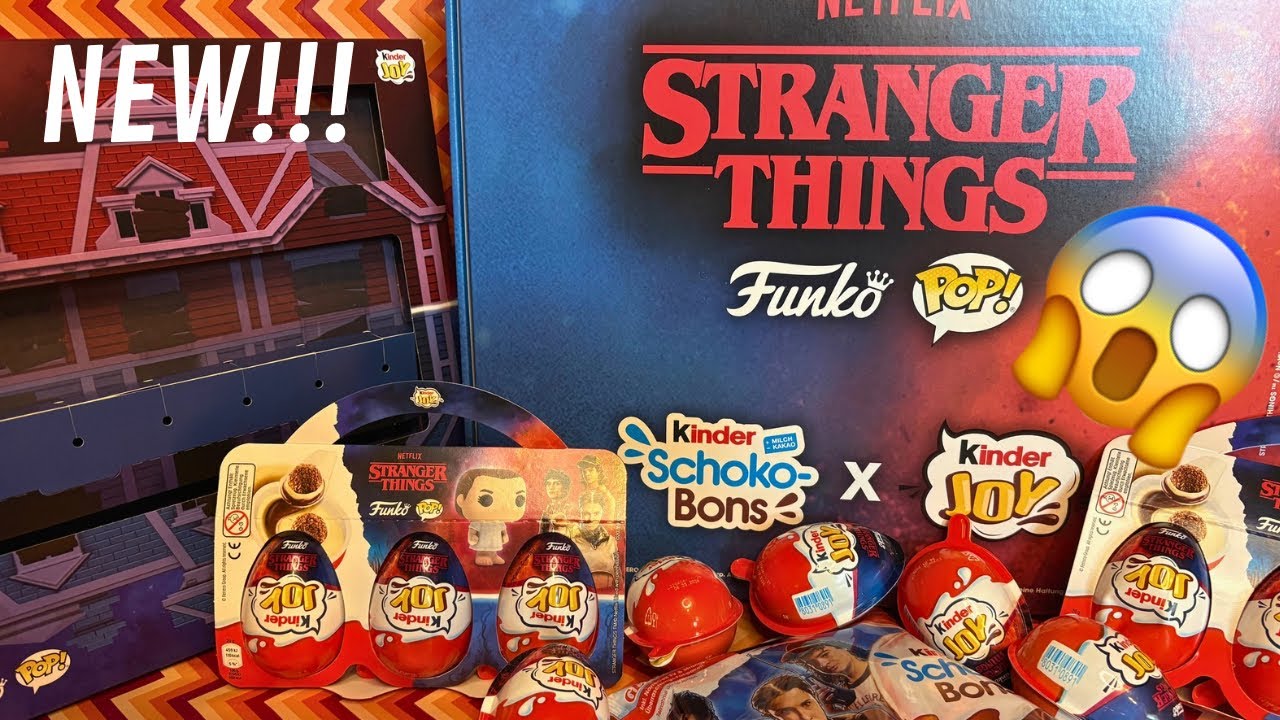 UNBOXING the ULTRA RARE Stranger Things x Kinder Joy Funko Box! 😱 | Limited Edition Surprise!#new 