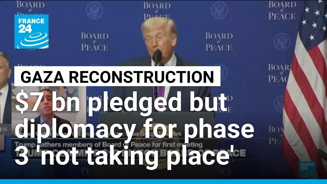 Diplomacy towards Gaza reconstruction 'isn't taking place at the moment', analyst says • FRANCE 24