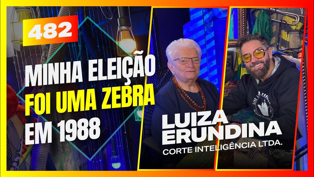 Minha elei&ccedil;&atilde;o foi uma zebra em 1988  - Luiza Erundina no Intelig&ecirc;ncia Ltda