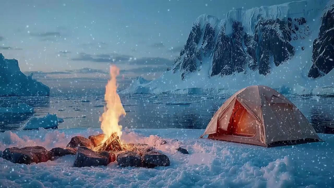 Акустическая гитарная ambient-музыка для глубокого сна и расслабления ❄️ Антарктический полуостров