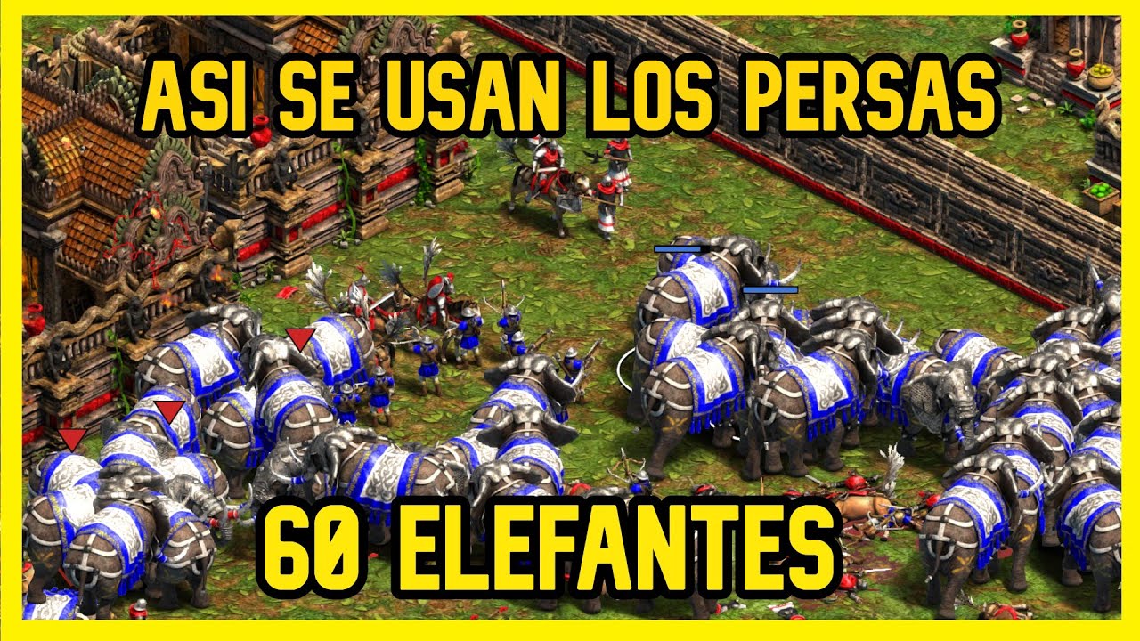 ESTE ELITE ES UNA BESTIA CON LOS PERSAS EPICIDAD TOTAL AGE OF EMPIRES 2