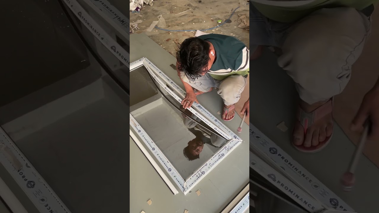 Prominance upvc windows step by step process 👆