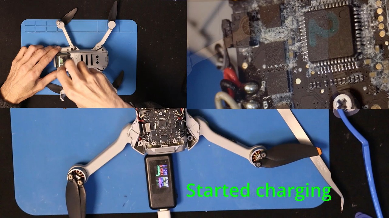 DJI 2 Power System error and Gimbal error repair attempt - part 2