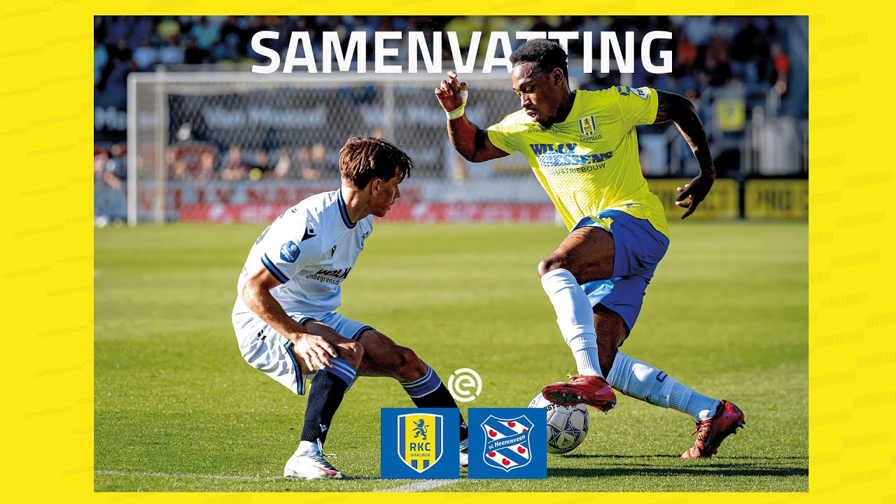 RKC Waalwijk wint verdiend van tien Friezen | Samenvatting RKC Waalwijk - sc Heerenveen