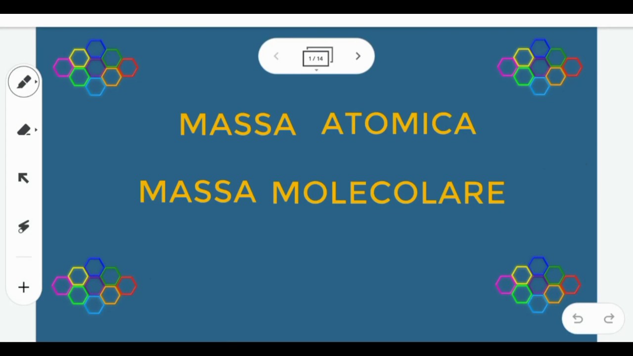 Massa atomica - massa molecolare