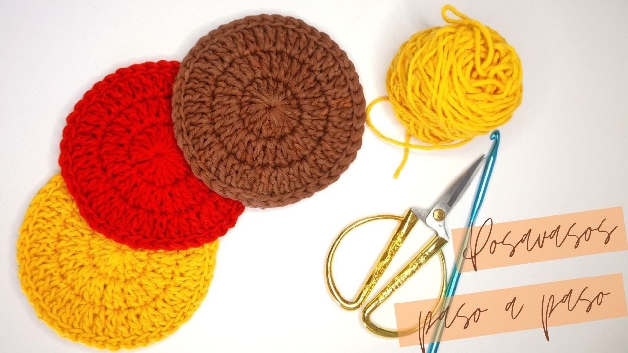 #Posavasos redondo a crochet paso a paso  #amarulove #tejeconrachel /Crochet para principiantes