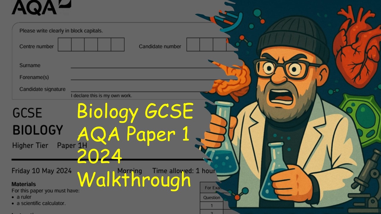 GCSE Биология AQA 2024, документ 1