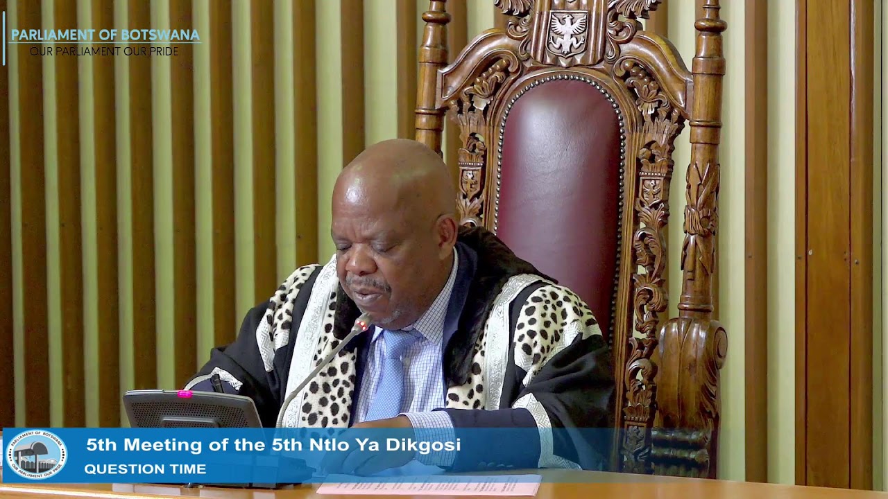 5TH MEETING OF THE 5TH NTLO YA DIKGOSI (29/01/26)