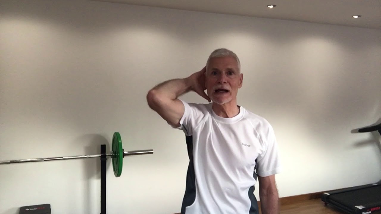 Lateral rotation of the shoulder