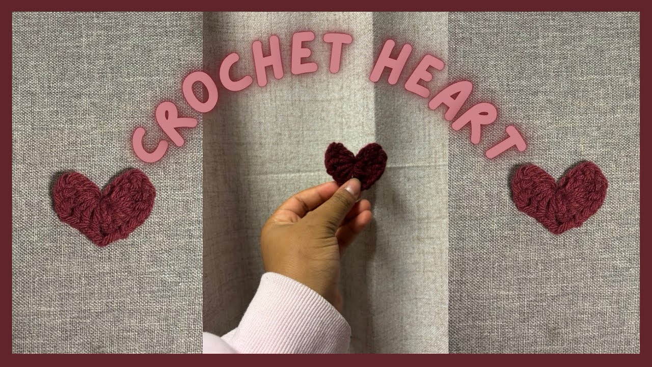 How to Crochet a Heart Motif /// Crochet Stitch Catalog 04