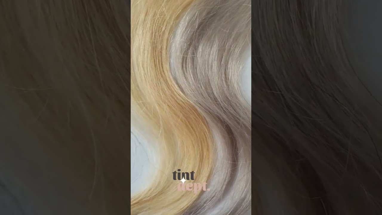 Wella T18 Lightest Ash Blonde Toner Before and After - how to remove yellow brassy tones at home