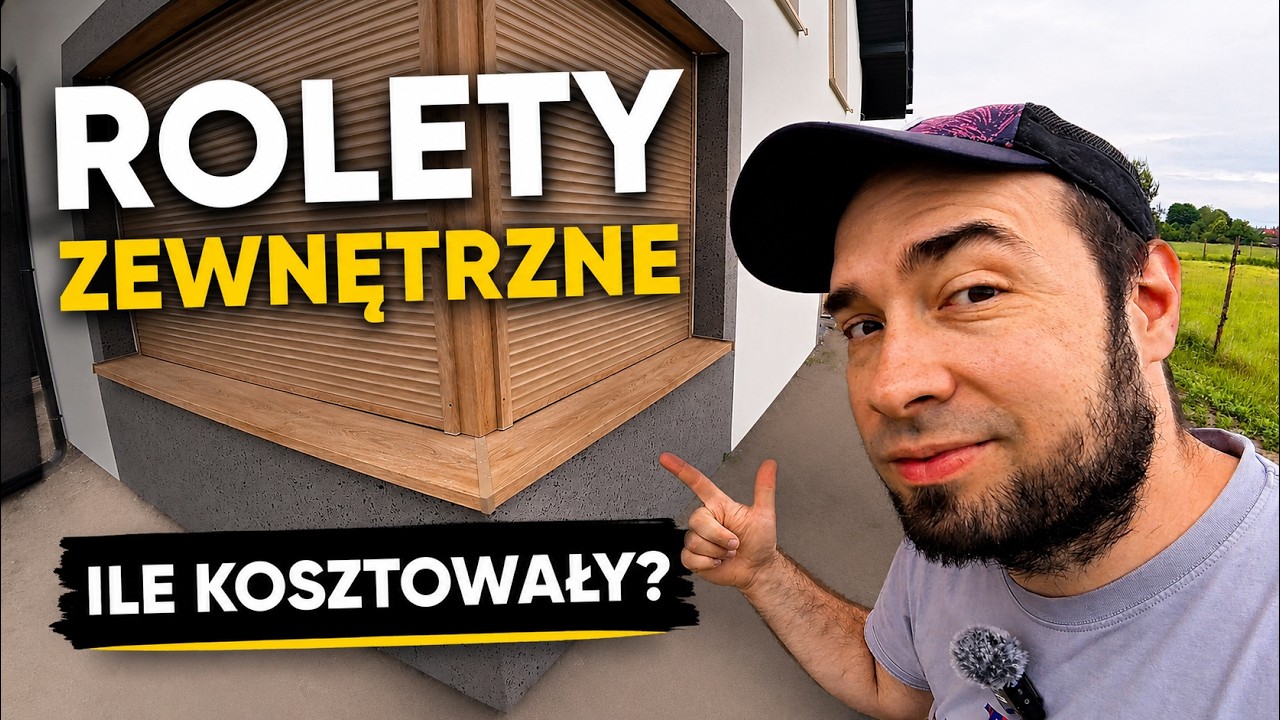 Rolety zewnętrzne do domu - Portos + Somfy | Koszt i opinia po montażu