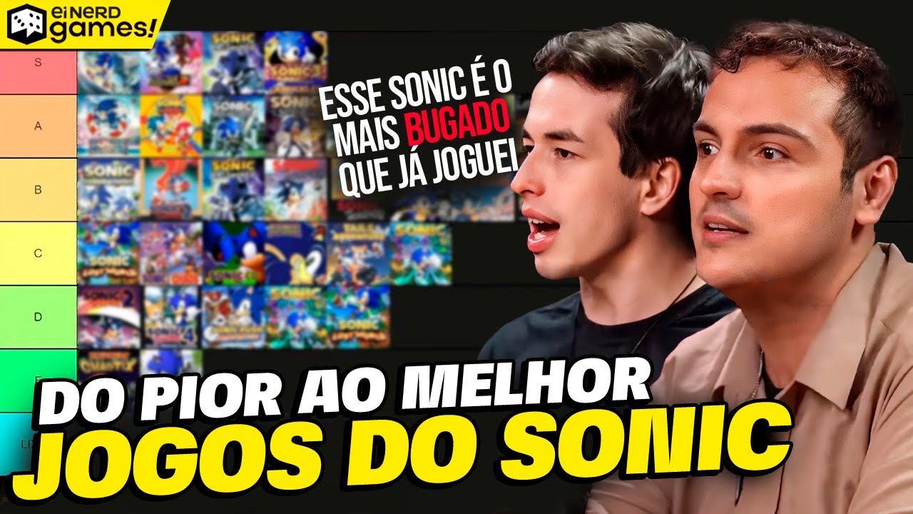 DO PIOR AO MELHOR JOGOS DO SONIC com @planetasonic #ENG22