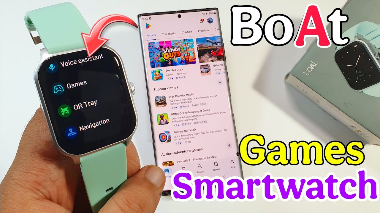 How To Download Game in Boat Smartwatch | Play Games in Boat Smartwatch | Boat Smartwatch