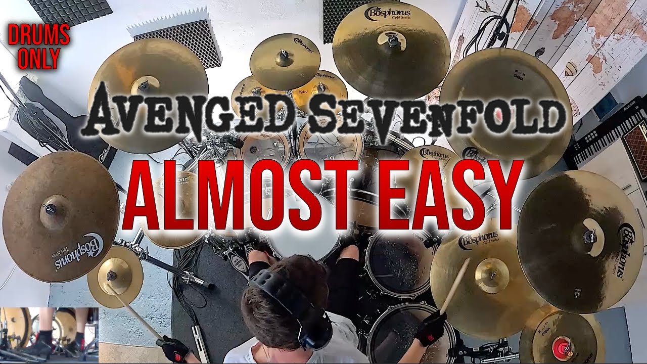 AVENGED SEVENFOLD | ALMOST EASY | DRUMS ONLY | BOSPHORUS CYMBALS