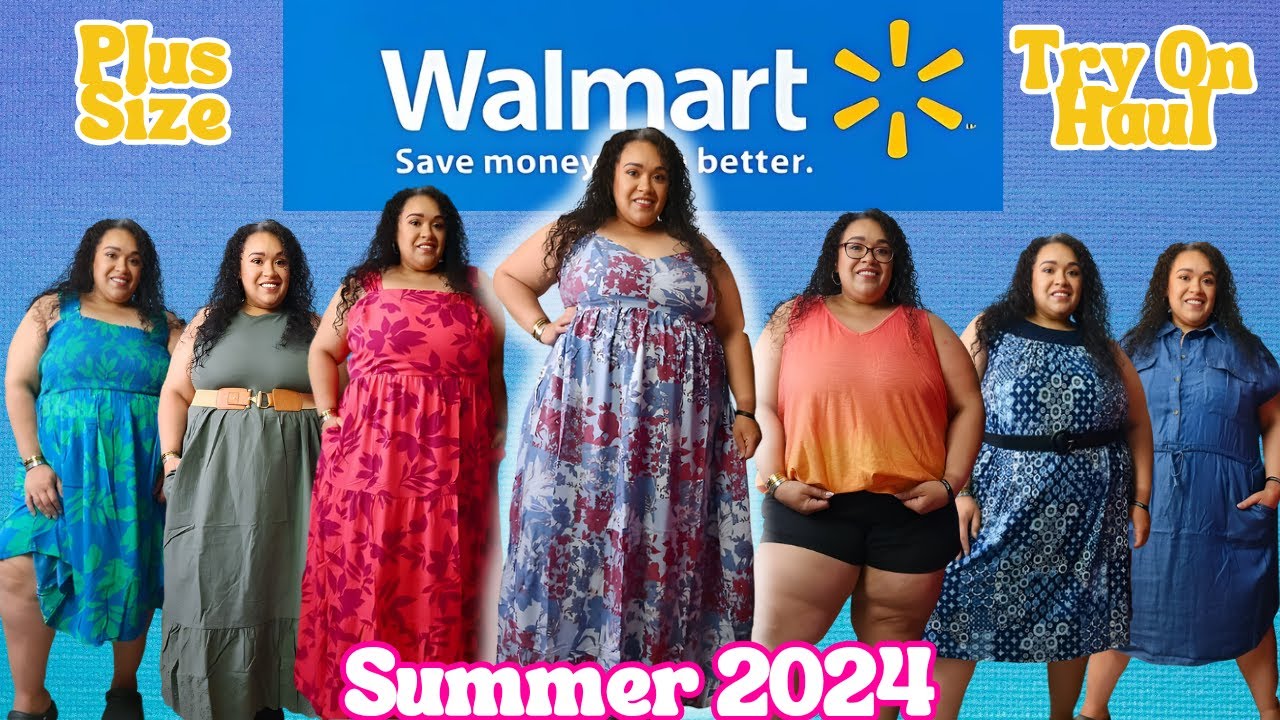 Покупки одежды больших размеров в Walmart 2024 | Летние покупки одежды больших размеров в Walmart...