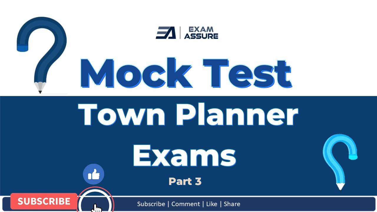 Town Planning Mock Test Questions | Part 3 | 10 Questions | Exam Assure Classes