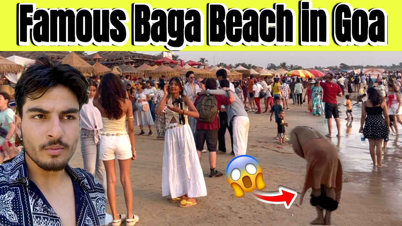 Baga Beach Current Situation 2026 Full Crowd | Goa Vlog 206