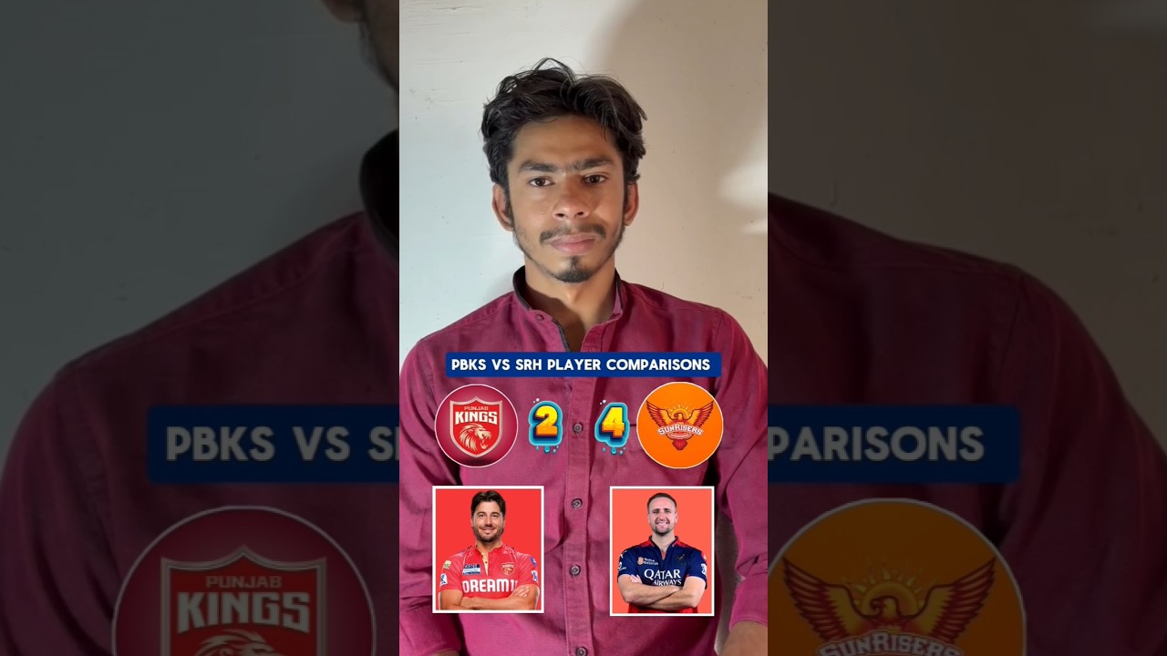 PBKS vs SRH Player Comparisons #cricket #content #explore #sports #shorts #cricketshorts #viralvideo