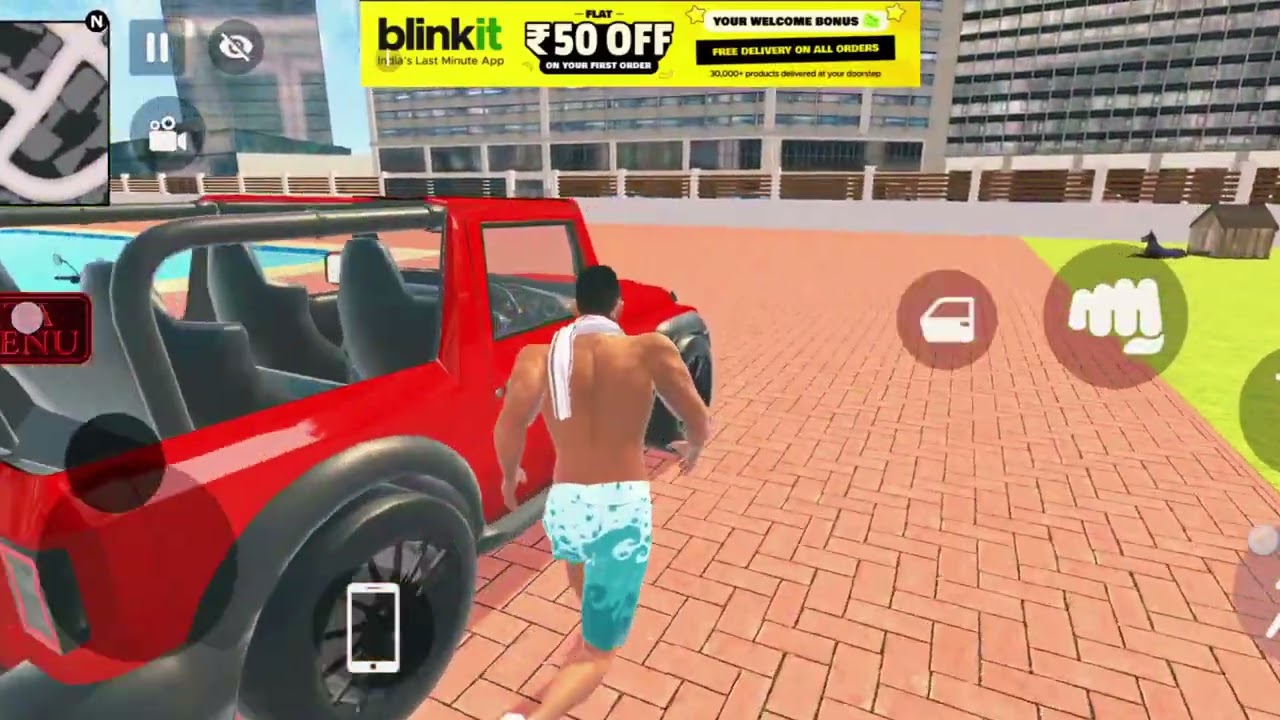 GTA Gameplay in Mobile  📲 #gta5 #indiantheftauto #shorts 