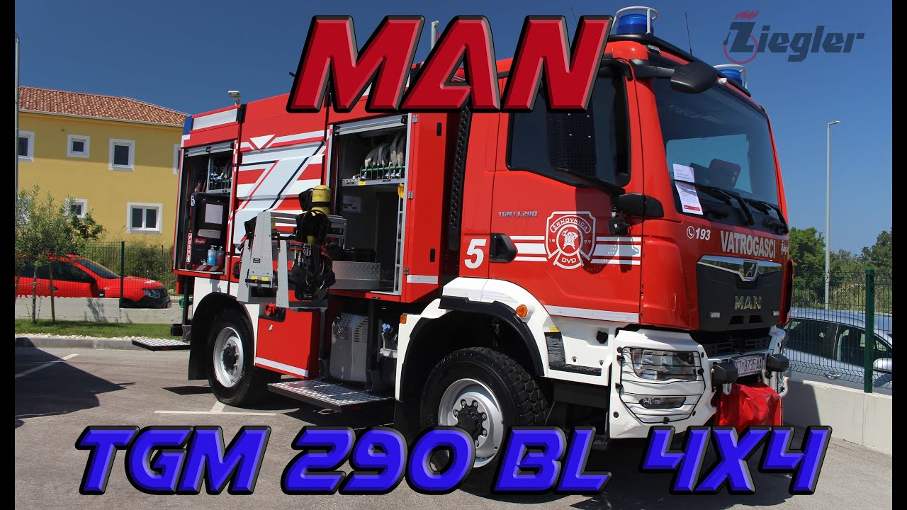 Šumsko vozilo MAN 4X4, - wildland fire engine MAN 4x4, Croatia