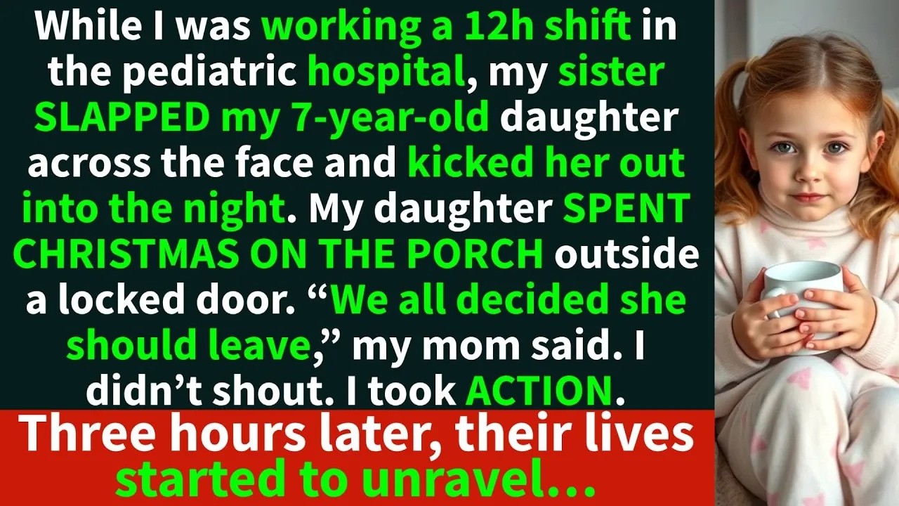 My 7 year old spent CHRISTMAS ON THE PORCH after my family kicked her out during dinner&hellip;