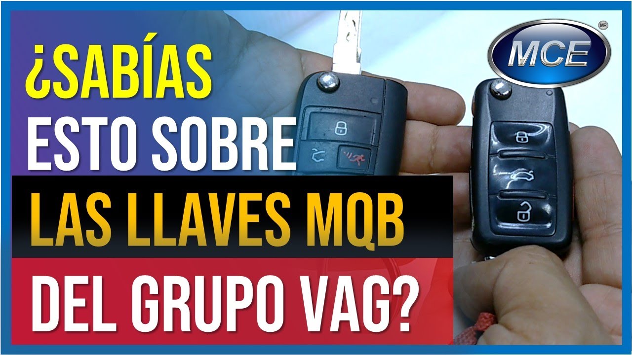 🔑🚗3 Diferencias Importantes en Llaves MQB del Grupo VAG [Autos Volkswagen - Audi -Seat - Skoda]