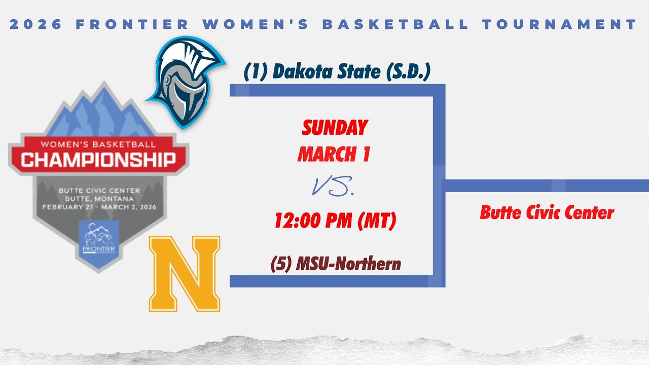 2026 FC Women's Basketball Postseason Tournament - (5) MSU-Northern vs. (1) Dakota State (S.D.)
